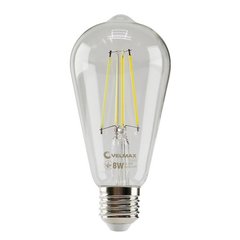 Купити Cвітлодіодна LED лампа VELMAX V-Filament-ST64 8W E27 4100K у Львові, Києві, Дніпрі, Одесі, Харкові