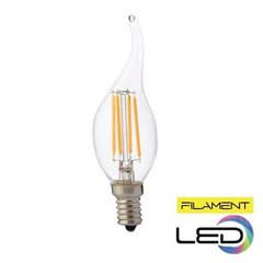 Купити Світлодіодна лампа Едісона FLAME-6 Filament 6W Е14 4200K (Свічка) у Львові, Києві, Дніпрі, Одесі, Харкові