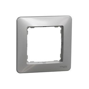 Купить Рамка 1-постовая Schneider Sedna Design (Алюминий) во Львове, Киеве, Днепре, Одессе, Харькове
