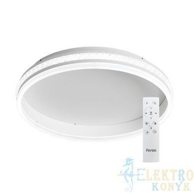 Купити Світильник на стелю з пультом LED Feron AL6600 SHINE 70Вт 3000-6500К (Білий) у Львові, Києві, Дніпрі, Одесі, Харкові
