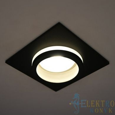 Купити Врізний точковий світильник Ardero DL2816 GU5.3 квадрат (Чорний) у Львові, Києві, Дніпрі, Одесі, Харкові