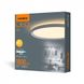 Купити Світильник настінно-стельовий LED декоративною підсвіткою VIDEX DL3R 18W 4000K (Білий) - 1
