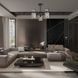 Купити Світильник на стелю Ardero BL1130-1 OLIVIA під лампу Е14 (Чорний) - 2