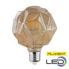 Купити Світлодіодна лампа Едісона RUSTIC CRYSTAL-4 Filament 4W Е27 2200K у Львові, Києві, Дніпрі, Одесі, Харкові