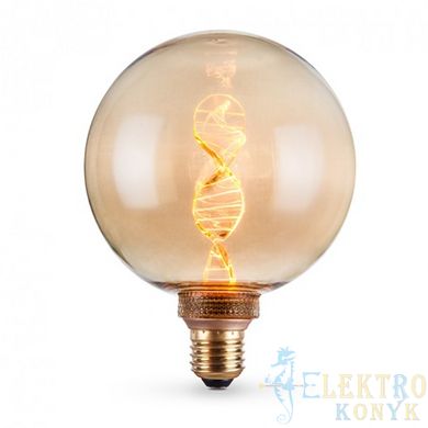 Купити LED лампа VIDEX Filament VL-DNA-G125-A 3.5W E27 1800K Amber у Львові, Києві, Дніпрі, Одесі, Харкові