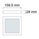 Купить Светильник потолочный LED ARINA-12 12W 6000K (Белый) - 2