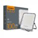 Купити Світлодіодний прожектор PREMIUM VIDEX F2 100W 5000K (Сірий) - 1