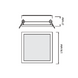 Купить Точечный светильник врезной LED ALEXIS/SQ-18 3CCT 18W - 2