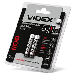 Купить Аккумуляторные батарейки Videx HR03/AAA 1100 mAh (2 шт.) во Львове, Киеве, Днепре, Одессе, Харькове