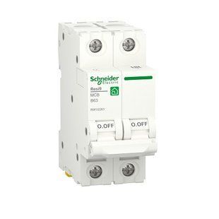 Купить Автоматический выключатель Schneider Electric Resi9 2P 63А 6 кА B во Львове, Киеве, Днепре, Одессе, Харькове