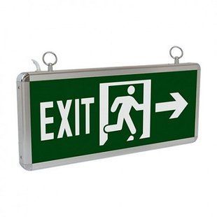 Купити Акумуляторний LED ліхтар ROBSON 3W EXIT (Зелений) у Львові, Києві, Дніпрі, Одесі, Харкові