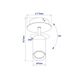 Купить Накладной точечный светильник Feron ML311 MR16/GU10 поворотный круг (Белый) - 2