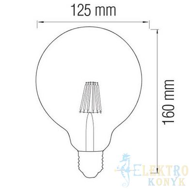 Купить Светодиодная лампа Эдисона RUSTIC MERIDIAN-6 Filament 6W Е27 2200K во Львове, Киеве, Днепре, Одессе, Харькове