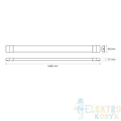 Купить Линейный магистральный светильник LED VIDEX BN02 45W 1.5М 4000K-5000K-6500K во Львове, Киеве, Днепре, Одессе, Харькове