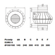 Купить Промышленный вентилятор EURO 0 центробежный 600 м.куб/год d150 Dospel - 2