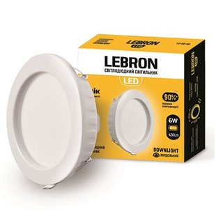 Купити Точковий світильник врізний LED L-DR 6W 4100K у Львові, Києві, Дніпрі, Одесі, Харкові