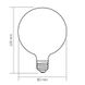Купить LED лампа VIDEX Filament VL-DG80MO 7W E27 3000K Porcelain dimmable - 2