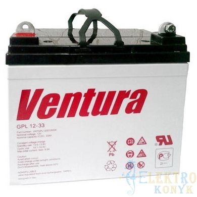 Купить Батарея аккумуляторная Ventura GPL 12-33 во Львове, Киеве, Днепре, Одессе, Харькове