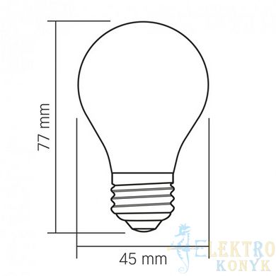Купить LED лампа VIDEX Filament VL-DG45MO 4W E27 3000K Porcelain dimmable во Львове, Киеве, Днепре, Одессе, Харькове