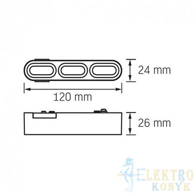 Купить Магнитный трековый светильник VIDEX LD13B 5.5W 4000K 48V (Чорний) во Львове, Киеве, Днепре, Одессе, Харькове