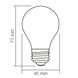 Купить LED лампа VIDEX Filament VL-DG45MO 4W E27 3000K Porcelain dimmable - 2