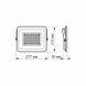 Купити Світлодіодний прожектор VIDEX F2e 100W 5000K (Білий) - 2