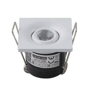 Купити Точковий світильник врізний LED LAURA 1W 4200K (Білий) у Львові, Києві, Дніпрі, Одесі, Харкові
