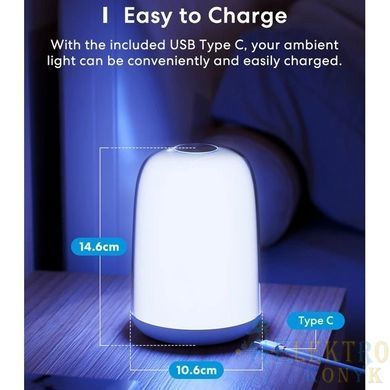Купити Розумна настільна Wi-Fi лампа Ambient Light Meross MSL430JHK-EU у Львові, Києві, Дніпрі, Одесі, Харкові