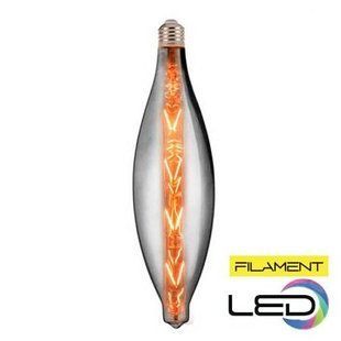 Купити Світлодіодна лампа Едісона ELLIPTIC Filament 8W Е27 2400K (Титан) у Львові, Києві, Дніпрі, Одесі, Харкові