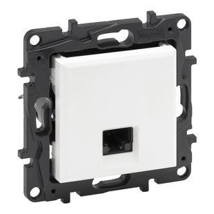 Купити Розетка комп'ютерна RJ45 CAT6 FTP Legrand Niloe Step (Біла) у Львові, Києві, Дніпрі, Одесі, Харкові
