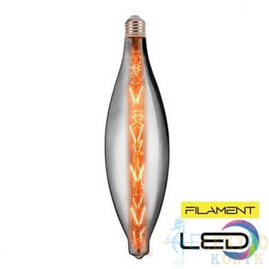Купить Светодиодная лампа Эдисона ELLIPTIC Filament 8W Е27 2400K (Титан) во Львове, Киеве, Днепре, Одессе, Харькове