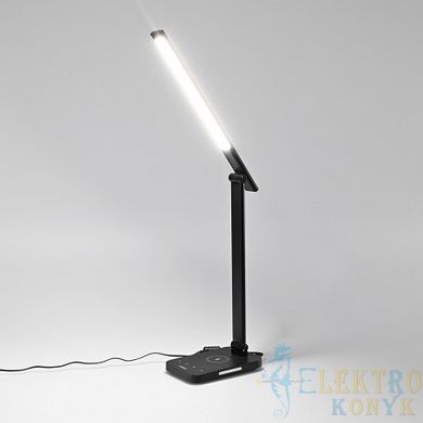Купити Настільна LED лампа з бездротовою зарядкою VIDEX VL-TF17B 18W 1800-6500K (Чорна) у Львові, Києві, Дніпрі, Одесі, Харкові