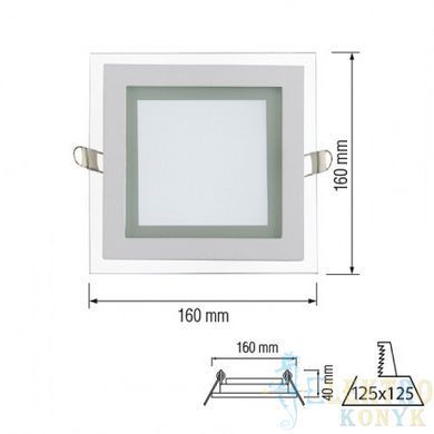 Купить Точечный светильник врезной LED MARIA-12 12W 4200K во Львове, Киеве, Днепре, Одессе, Харькове