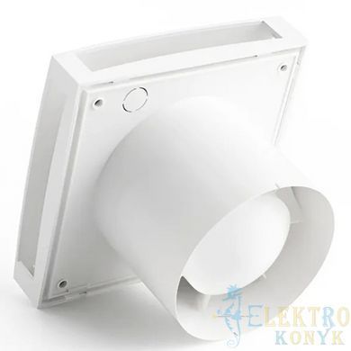 Купити Витяжний вентилятор E-EXTRA EET125HT d125мм (з таймером, датчиком вологості) (Білий) у Львові, Києві, Дніпрі, Одесі, Харкові