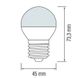 Купить Светодиодная лампа A50 ELITE-4 4W E27 4200K - 2