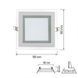 Купить Точечный светильник врезной LED MARIA-12 12W 4200K - 2
