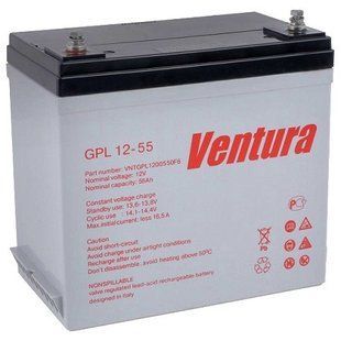 Купити Акумуляторна батарея Ventura GPL 12-55 у Львові, Києві, Дніпрі, Одесі, Харкові