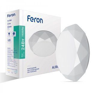 Купити Накладний LED світильник Feron AL588 24Вт 5000К IP20 у Львові, Києві, Дніпрі, Одесі, Харкові