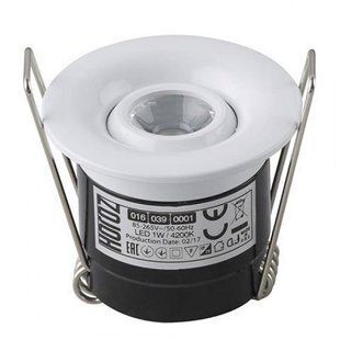 Купити Точковий світильник врізний LED SILVIA 1W 4200K (Білий) у Львові, Києві, Дніпрі, Одесі, Харкові