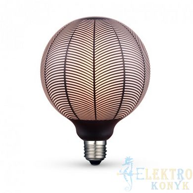 Купить LED лампа VIDEX Filament VL-DG125BN 6W E27 1800K Black Magician pine needles во Львове, Киеве, Днепре, Одессе, Харькове