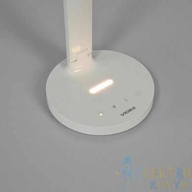 Купити Настільна LED лампа з акумулятором VIDEX VL-TF16W 5W 1800-5000K (Біла) у Львові, Києві, Дніпрі, Одесі, Харкові