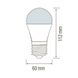 Купити Світлодіодна лампа з датчиком руху FORCE-10 10W 6400K E27 - 2