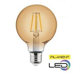 Купити Світлодіодна лампа Едісона RUSTIC GLOBE-4 Filament 4W Е27 2200K у Львові, Києві, Дніпрі, Одесі, Харкові