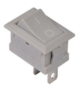 Купити KCD1-101 Grey/Grey Перемикач 1 клав. сірий АСКО у Львові, Києві, Дніпрі, Одесі, Харкові