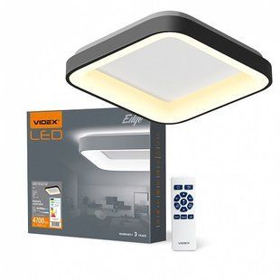 Купить Светильник потолочный LED VIDEX EDGE-SC-72W-B (Черный) во Львове, Киеве, Днепре, Одессе, Харькове
