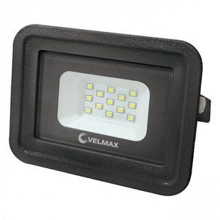 Купити Світлодіодний прожектор VELMAX VF-106DC 24V 10W 6500K (Чорний) у Львові, Києві, Дніпрі, Одесі, Харкові
