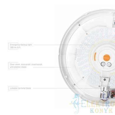 Купить Светильник аварийный накладной LED VIDEX VL-CLR-EM300-2 30W 2700-5000K 220V во Львове, Киеве, Днепре, Одессе, Харькове