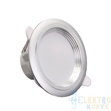 Купити Точковий світильник врізний LED L-DRS-Silver 6W 3000K, 4100K, 6500K у Львові, Києві, Дніпрі, Одесі, Харкові