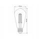 Купити LED лампа VIDEX Filament ST64FAD 6W E27 2200K дімерна бронза - 2
