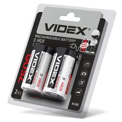 Купить Аккумуляторные батарейки Videx HR20/D 7500 mAh (2 шт.) во Львове, Киеве, Днепре, Одессе, Харькове